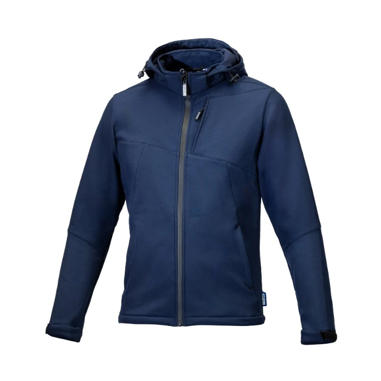 Chaqueta de Trabajo Softshell Impermeable Multibolsillos con Capucha Sparco Grit Elias BTJ0004B0