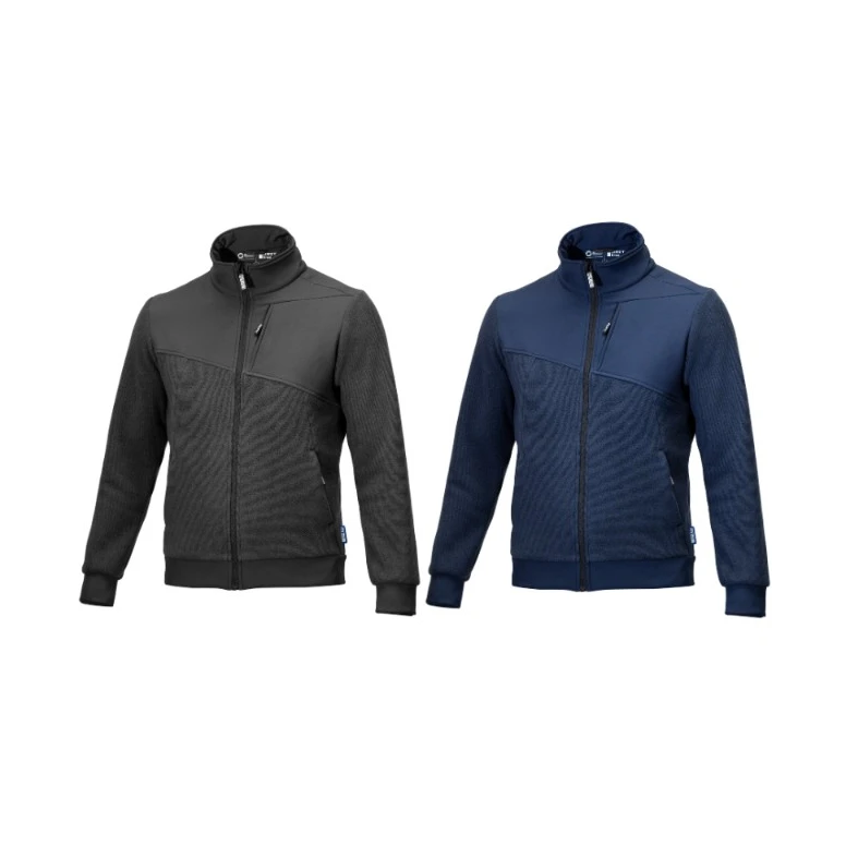 Sudadera Polar de Trabajo Multibolsillos Full Zip Sparco Grit Crestone BTF0004B0