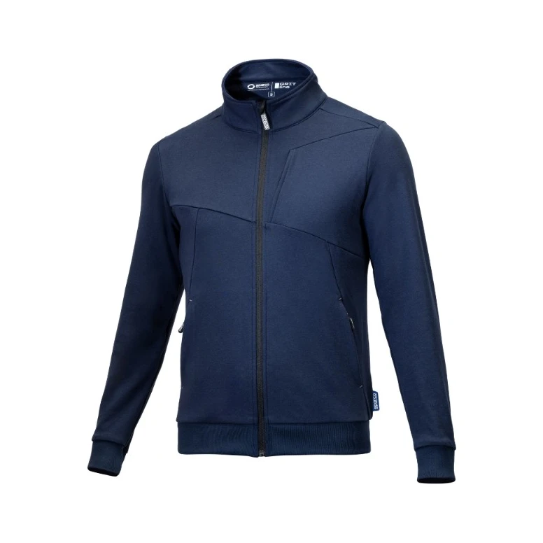 Sudadera de Trabajo Full Zip Sparco Grit Plata BTJ0010B0E0