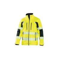 Chaqueta de trabajo Siggi Action HV 25GI0520/00-1590 alta visibilidad impermeable multibolsillos