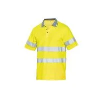 5 Piezas - Polo de trabajo Siggi Step One HV 69SE0693/00-1599 Alta Visibilidad