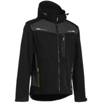 Chaqueta de Trabajo Multibolsillos Stretch Softshell con Capucha P&P Loyal Fortis Flex FRX5A 426