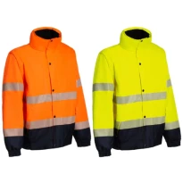 Chaqueta de Trabajo Alta Visibilidad Multibolsillos Invernal P&P Loyal Bomber GGX1U 413