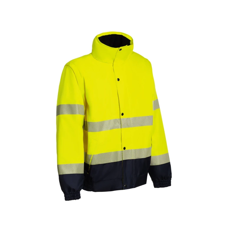Chaqueta de Trabajo Alta Visibilidad Multibolsillos Invernal P&P Loyal Bomber GGX1U 413