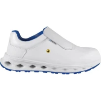 Mocasines de Trabajo Cofra Hygiene ESD S3 FO SR NG180-000 bajos Metalfree Blanco