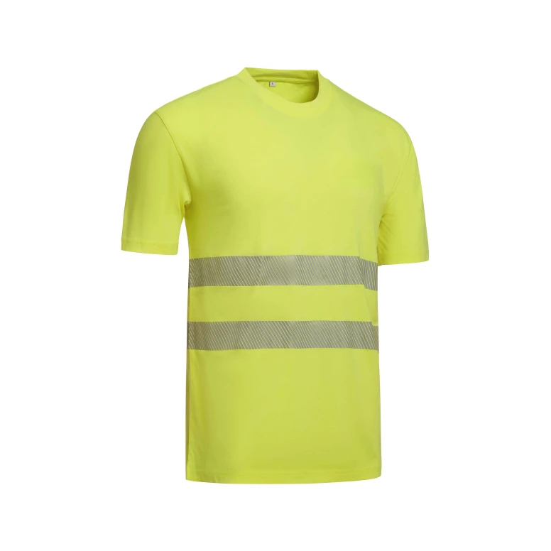 Camiseta de Trabajo Alta Visibilidad Cuello Redondo Manga Corta Ignífuga P&P Loyal AVI14 545