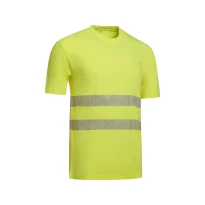 Camiseta de Trabajo Alta Visibilidad Cuello Redondo Manga Corta Ignífuga P&P Loyal AVI14 545