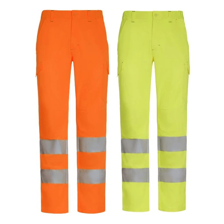 Pantalón de Trabajo Multibolsillos Alta Visibilidad Invernal Workfit P&P Loyal AVC02 208
