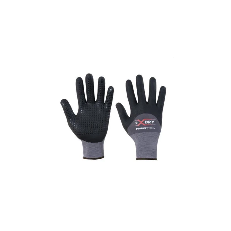 12 piezas - Guantes de trabajo Rossini Nylon Spandex GGC045 elásticos