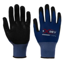 12 piezas - Guantes de trabajo Rossini Nylon Spandex GGC024 elásticos