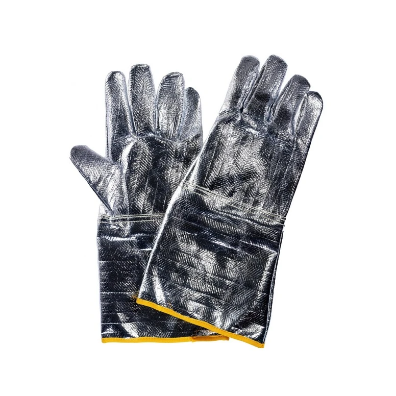 Guantes de trabajo Rossini en fibra aramídica aluminizada FR107 anticalor