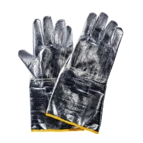 Guantes de trabajo Rossini en fibra aramídica aluminizada FR107 anticalor