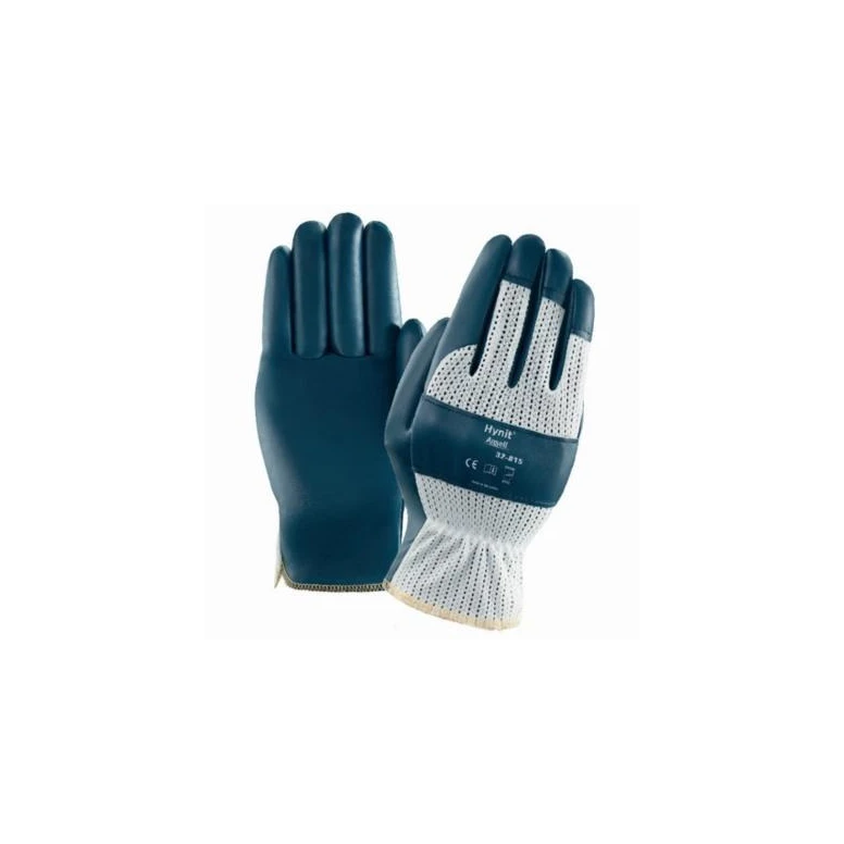 12 piezas - Guantes de trabajo Ansell Hynit 32-815 GGU947 antiabrasión