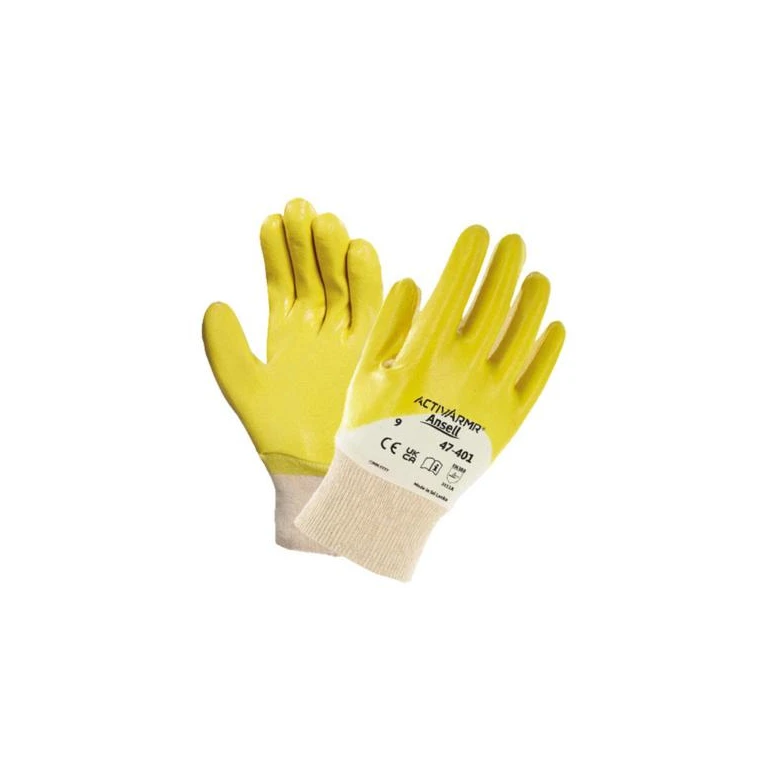 12 piezas - Guantes de trabajo Ansell ActivArmr 47-401 GGU110
