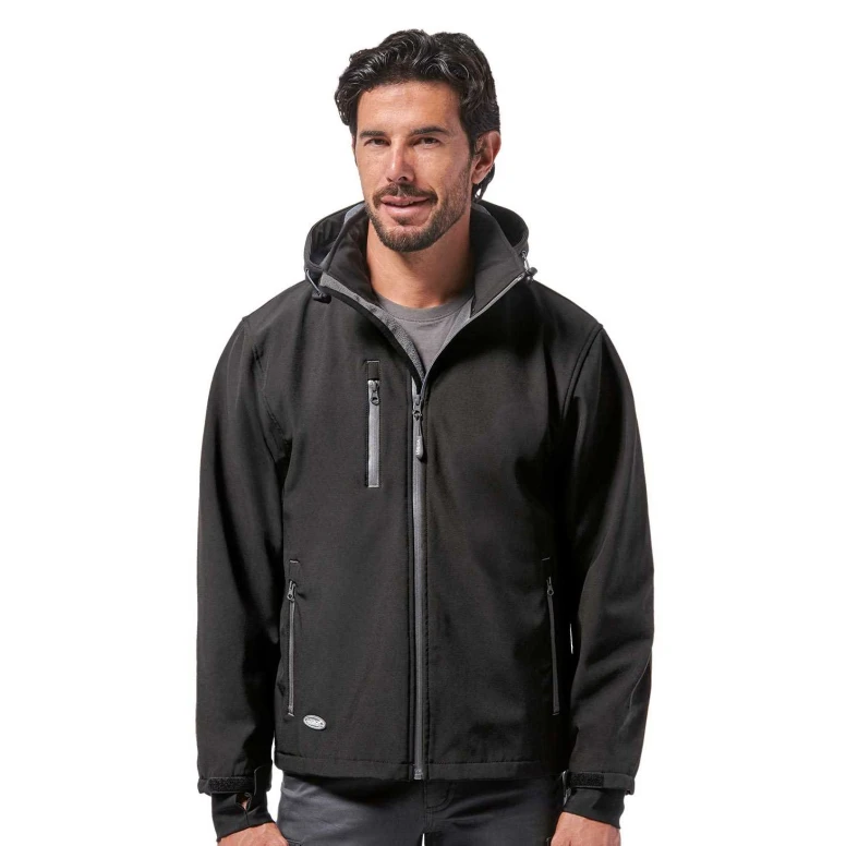 Chaqueta de trabajo Logica NORDIC3 invernal soft-shell stretch multibolsillos