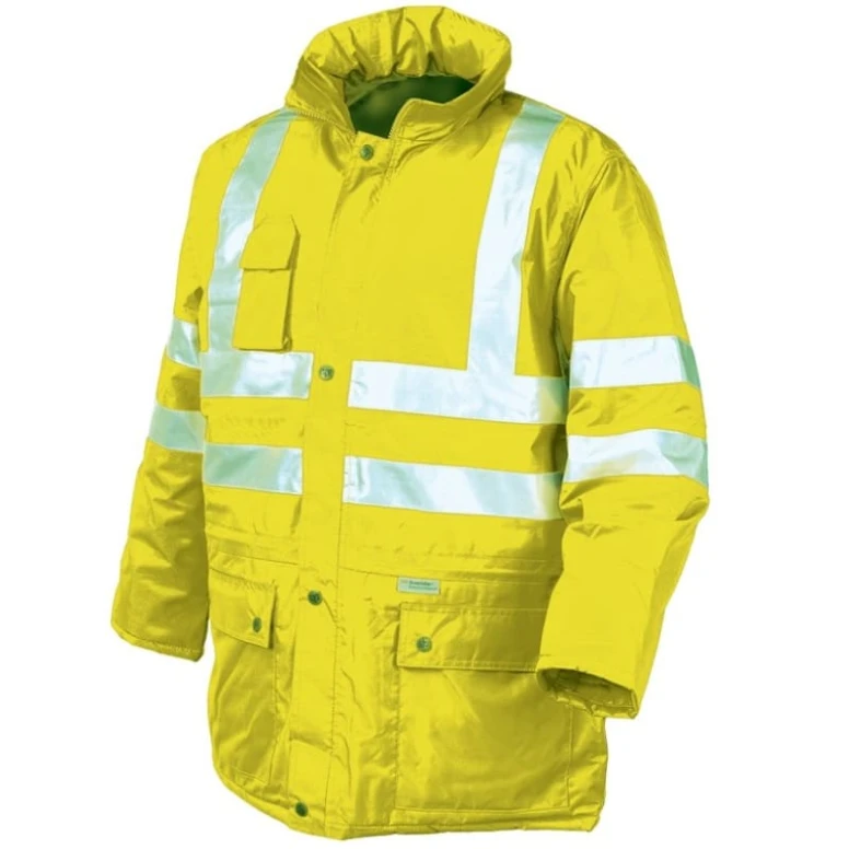 Chaqueta impermeable y transpirable Alta Visibilidad ISSA LINE - 04643N
