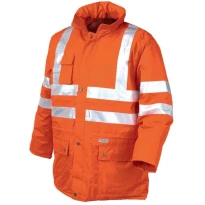 Chaqueta impermeable y transpirable Alta Visibilidad ISSA LINE - 04643N