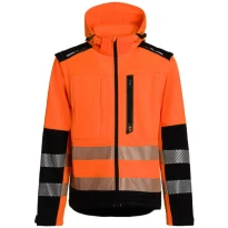 Chaqueta de Trabajo Alta Visibilidad Multibolsillos Invernal P&P Loyal Neon GGX5B 311
