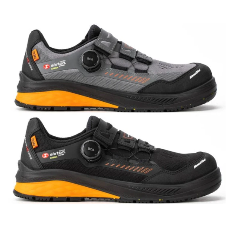 Zapatos de Seguridad Cierre Boa Sixton Takeback BOA S3S FO HI CI SC HRO SR ESD 60558 Bajos Metalfree