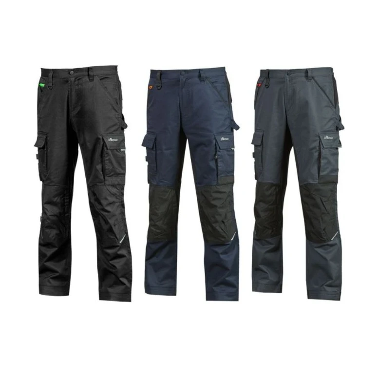 Pantalón de Trabajo Multibolsillos Stretch U-Power Stout SY356