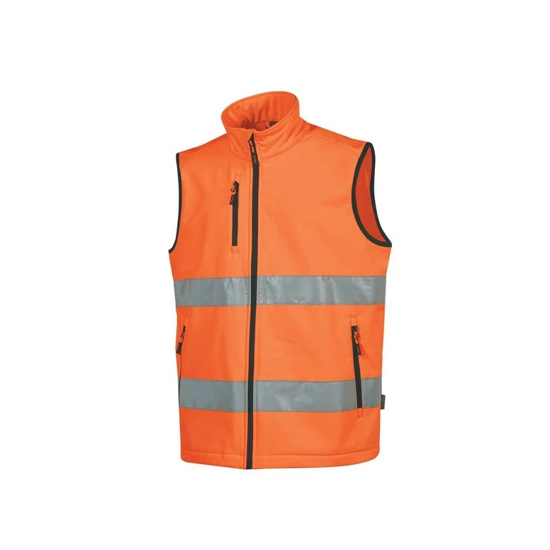 Chaleco de Trabajo Softshell Multibolsillos Alta Visibilidad U-Power Alcor HL373