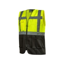 Chaleco de Trabajo Bicolor Multibolsillos Alta Visibilidad U-Power Diadem HL377