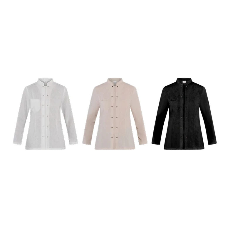 Chaqueta Mujer Cuello Coreano Giblor's Alba 25P08G456 Bienestar y Ho.re.ca