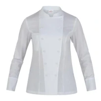 Chaqueta Coreana Stretch Giblor's Aura 24P08G391 Cocinera Mujer Manga Larga