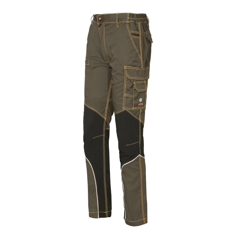 Pantalones de trabajo Extreme ISSA LINE Stretch 8830B Elásticos Multibolsillos Slim Fit