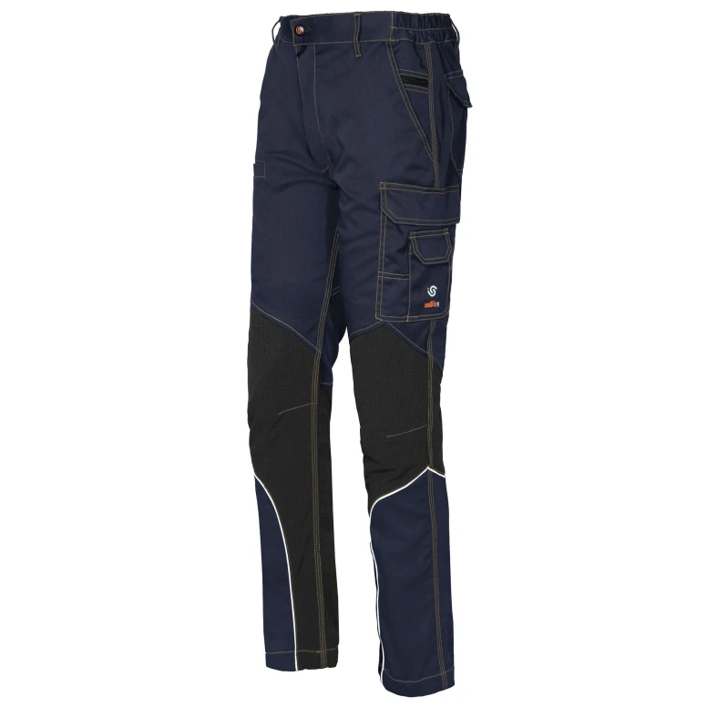 Pantalones de trabajo Extreme ISSA LINE Stretch 8830B Elásticos Multibolsillos Slim Fit