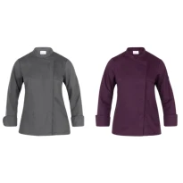 Chaqueta Chef Giblor's Fabiana 24P08G416 Manga Larga Mujer