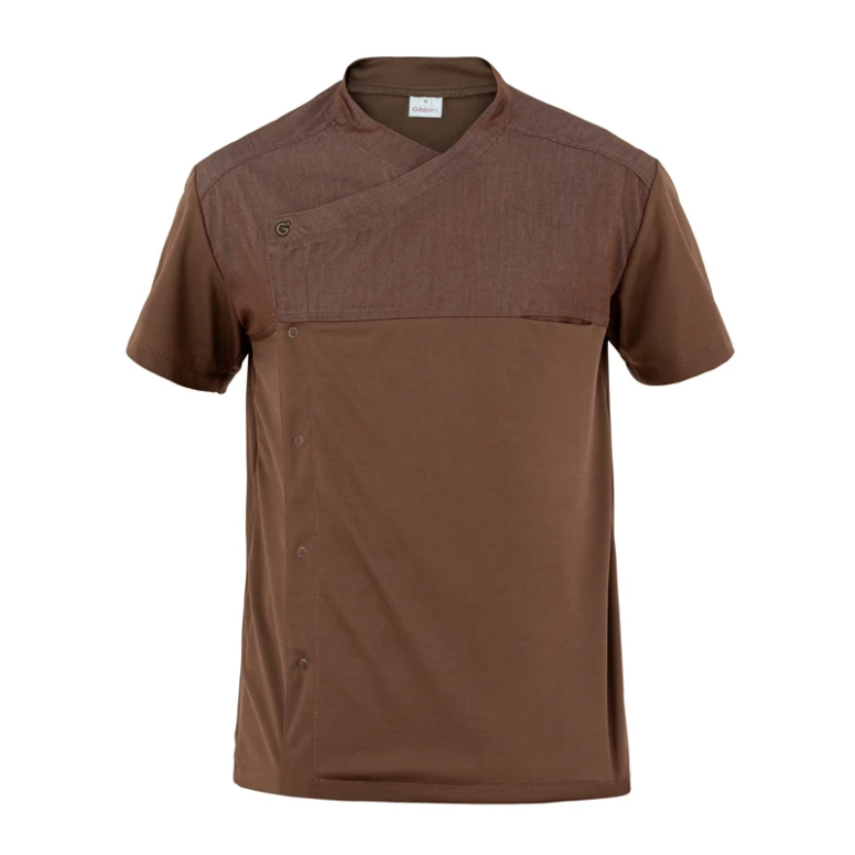 Chaqueta de Cocinero Giblor's Lapo 23P08G251 Manga Corta