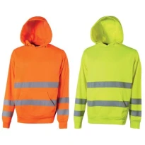 Sudadera de Trabajo Alta Visibilidad con Capucha U-Power Leonis HL398
