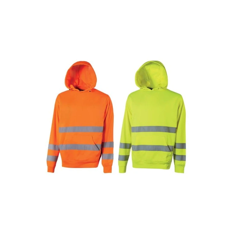 Sudadera de Trabajo Alta Visibilidad con Capucha U-Power Leonis HL398