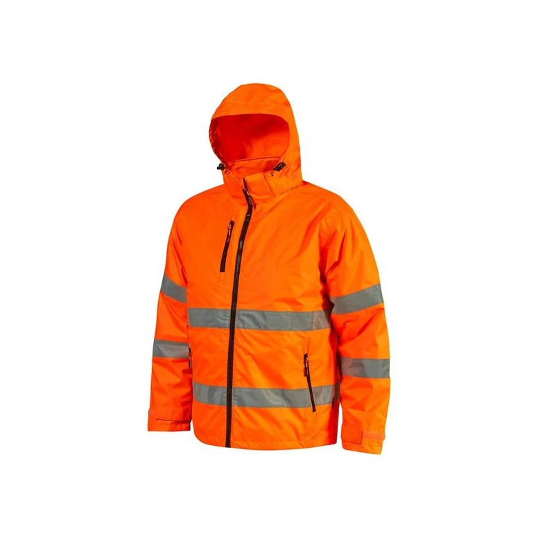 Chaqueta de Trabajo Alta Visibilidad Impermeable Multibolsillos 5 en 1 U-Power Kaia HL375