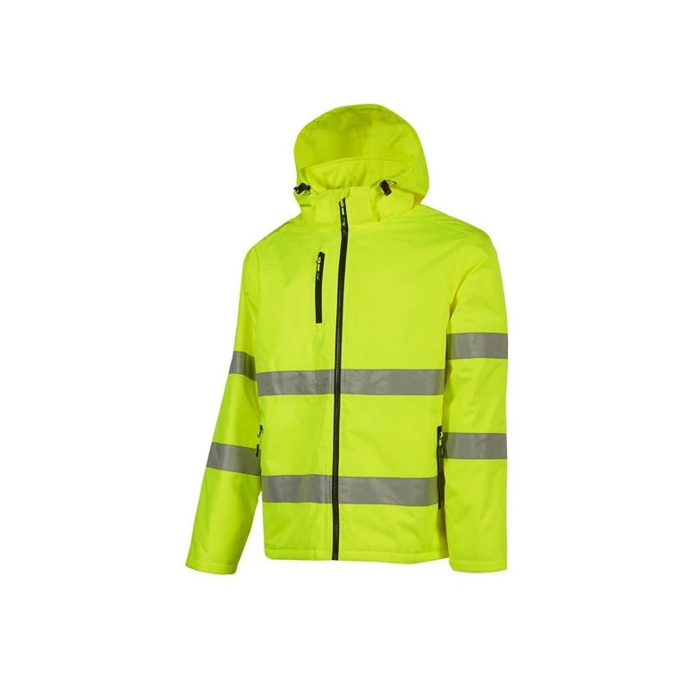Chaqueta de Trabajo Alta Visibilidad Impermeable Multibolsillos 5 en 1 U-Power Kaia HL375