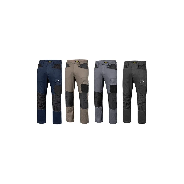 Pantalones de trabajo multibolsillos Diadora Pant Rock Stretch Performance 2.0 702.183065