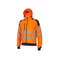 Chaqueta de trabajo alta visibilidad multibolsillos softshell stretch U-Power Wonder HL384
