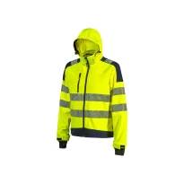 Chaqueta de trabajo alta visibilidad multibolsillos softshell stretch U-Power Wonder HL384