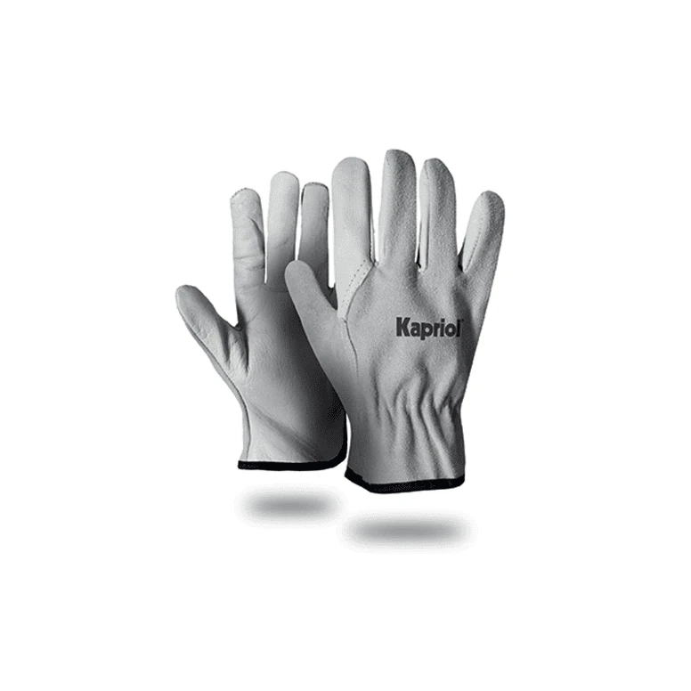 12 Pares - Guantes de trabajo de cuero Kapriol Driver Comby 127700