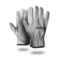 12 Pares - Guantes de trabajo de cuero Kapriol Driver Comby 127700