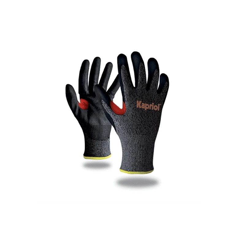 12 pares - Guantes de trabajo anti-corte Kapriol En Nitrilo Power Cut 127714