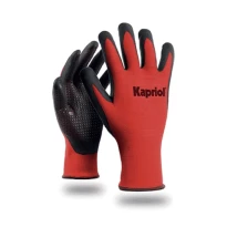 12 pares - Guantes de trabajo antideslizantes Kapriol  Nitrilo Dots 127722