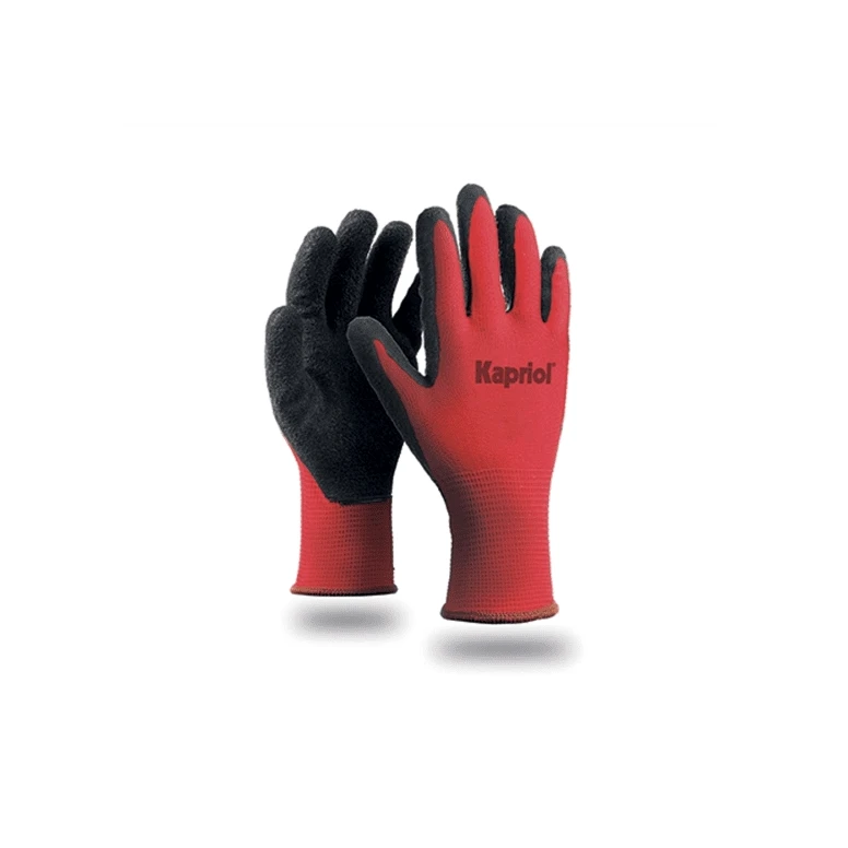 12 pares – Guantes de trabajo anticorte Kapriol En Látex EASY GRIP 128020
