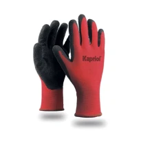 12 pares – Guantes de trabajo anticorte Kapriol En Látex EASY GRIP 128020