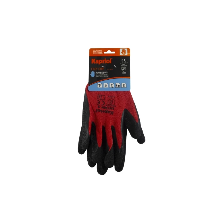 12 pares – Guantes de trabajo anticorte Kapriol En Látex EASY GRIP 128020