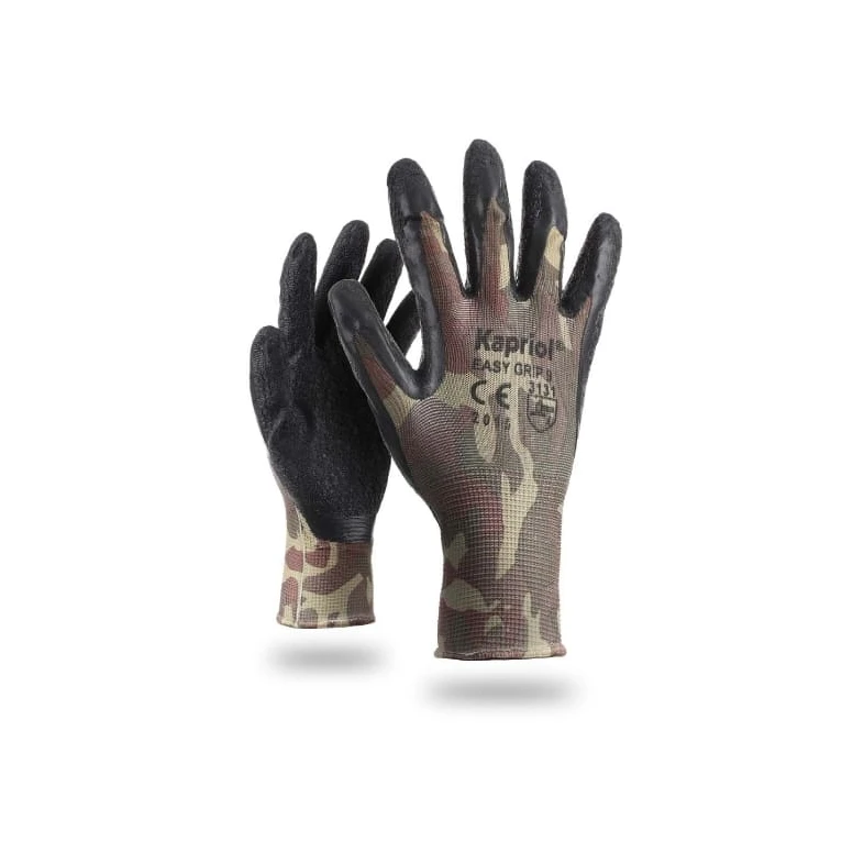 12 pares – Guantes de trabajo anticorte Kapriol En Látex EASY GRIP 128020