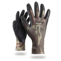 12 pares – Guantes de trabajo anticorte Kapriol En Látex EASY GRIP 128020
