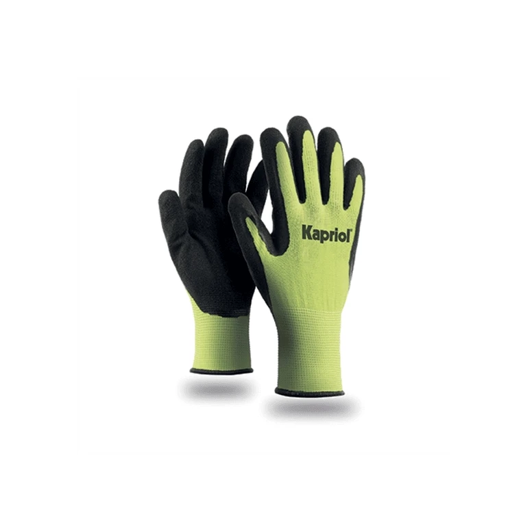 12 pares – Guantes de trabajo anticorte Kapriol En Látex NEW GRIP 128036