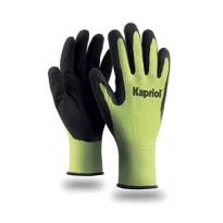 12 pares – Guantes de trabajo anticorte Kapriol En Látex NEW GRIP 128036
